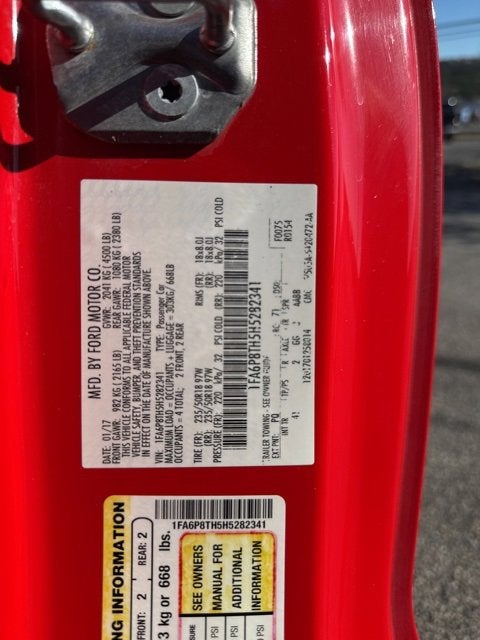 2017 Ford Mustang EcoBoost