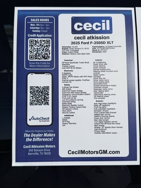 2025 Ford Super Duty F-250 SRW XL