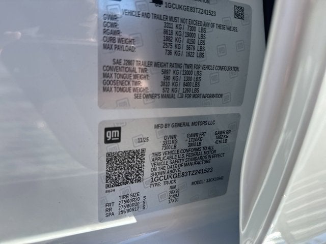 2026 Chevrolet Silverado 1500 LTZ