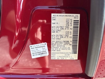 2023 Nissan Frontier PRO-4X