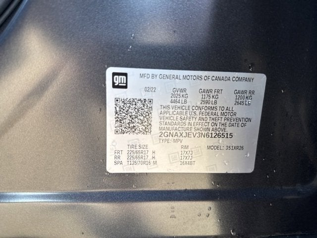 2022 Chevrolet Equinox LT