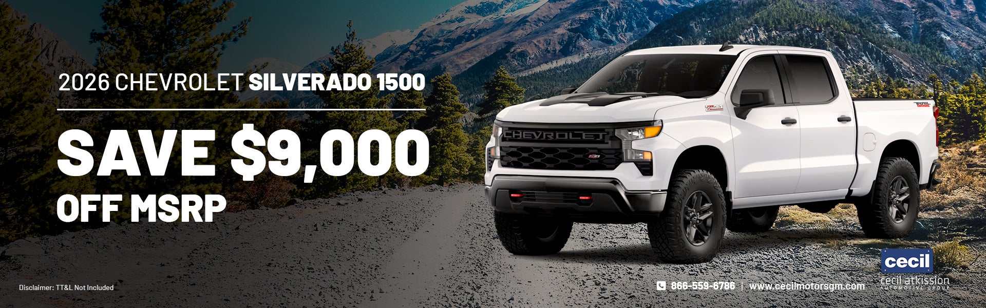 New 2026 Chevrolet Silverado 1500